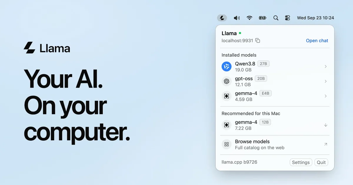 Llama Windows 截图 1